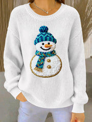 Women's Christmas Pattern Cozy Knitted Sweater