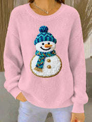 Women's Christmas Pattern Cozy Knitted Sweater