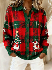 Women's Winter Christmas Art Printed CasuaL Tops