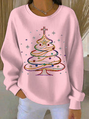 Women's Christmas Print Casual Sweatshirt