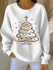 Women's Christmas Print Casual Sweatshirt