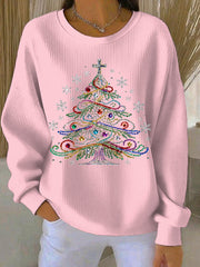 Women's Christmas Print Casual Sweatshirt