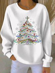 Women's Christmas Print Casual Sweatshirt
