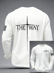 Men's The Way Cross Waffle Long Sleeve T-Shirt