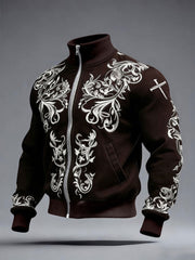 Men's Cross Zipper Sweatshirt