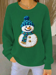 Women's Christmas Pattern Cozy Knitted Sweater