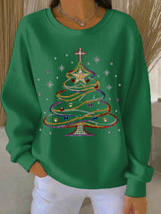 Women's Christmas Print Casual Sweatshirt