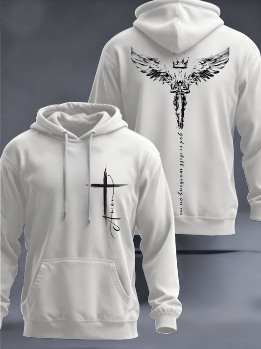 Men's god is still washing on me Sweater