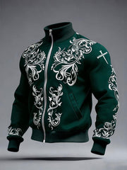 Men's Cross Zipper Sweatshirt