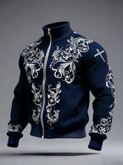 Men's Cross Zipper Sweatshirt