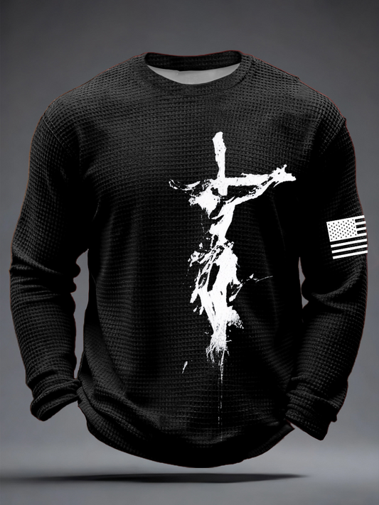 Men's Faith Waffle Long Sleeve T-Shirt