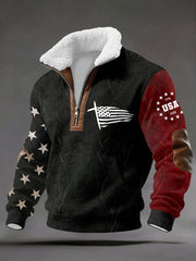 Men's Cross Print Casual Top