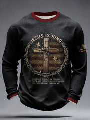 Men's Jesus Is King Waffle T-Shirts
